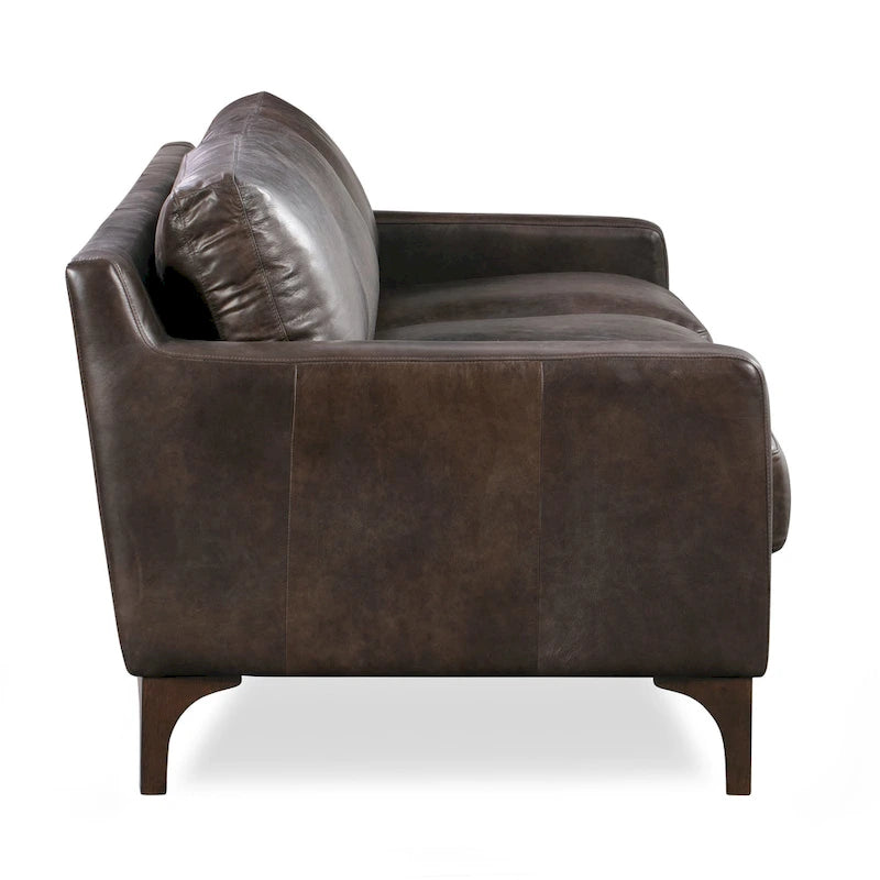 Poly & Bark Sorrento Sofa - Vollnarbiges echtes italienisches Leder