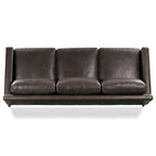 Poly & Bark Sorrento Sofa - Vollnarbiges echtes italienisches Leder