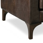 Poly & Bark Sorrento Sofa - Vollnarbiges echtes italienisches Leder