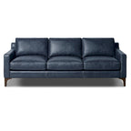 Poly & Bark Sorrento Sofa - Vollnarbiges echtes italienisches Leder