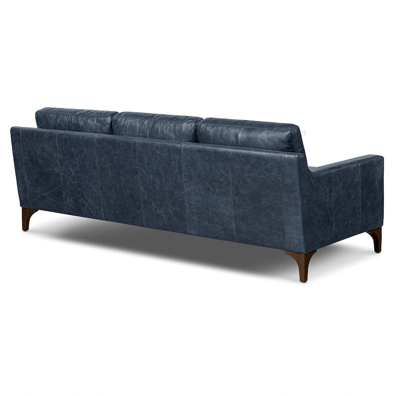 Poly & Bark Sorrento Sofa - Vollnarbiges echtes italienisches Leder