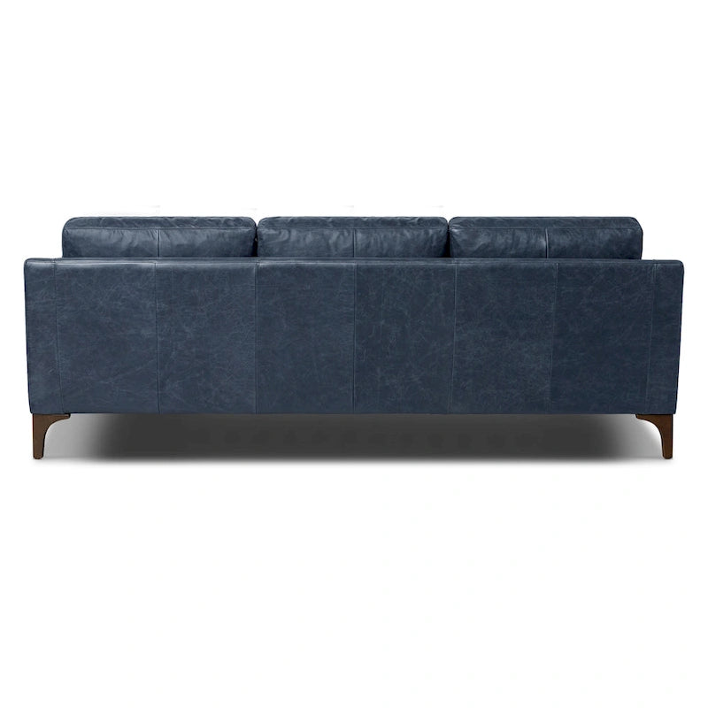 Poly & Bark Sorrento Sofa - Vollnarbiges echtes italienisches Leder