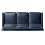 Poly & Bark Sorrento Sofa - Vollnarbiges echtes italienisches Leder
