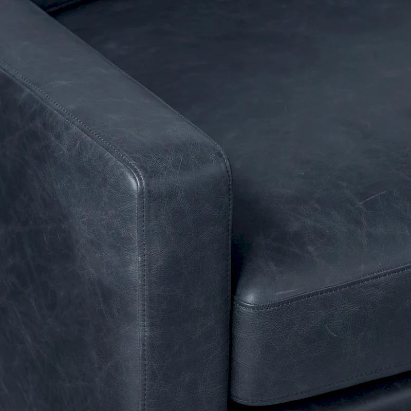 Poly & Bark Sorrento Sofa - Vollnarbiges echtes italienisches Leder