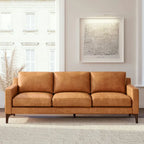 Poly & Bark Sorrento Sofa - Vollnarbiges echtes italienisches Leder