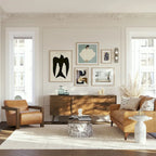 Poly & Bark Sorrento Sofa - Vollnarbiges echtes italienisches Leder