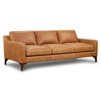 Poly & Bark Sorrento Sofa - Vollnarbiges echtes italienisches Leder
