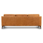 Poly & Bark Sorrento Sofa - Vollnarbiges echtes italienisches Leder