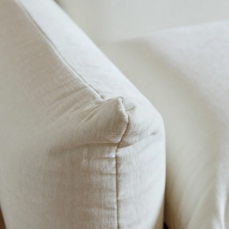 130 U-förmiges Sektionalsofa, minimalistisches Chenille-Modulsofa, 6-Sitzer mit wendbarer Chaiselongue und Ottomane