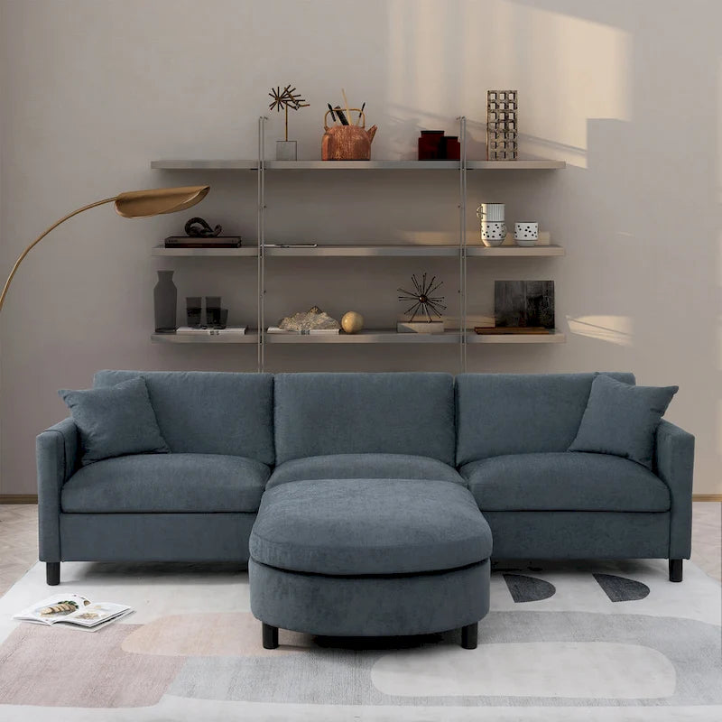 Sofa/Couch mit Holzrahmen und freier Kombinationsmöglichkeit