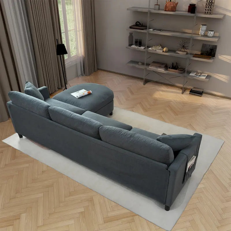 Sofa/Couch mit Holzrahmen und freier Kombinationsmöglichkeit