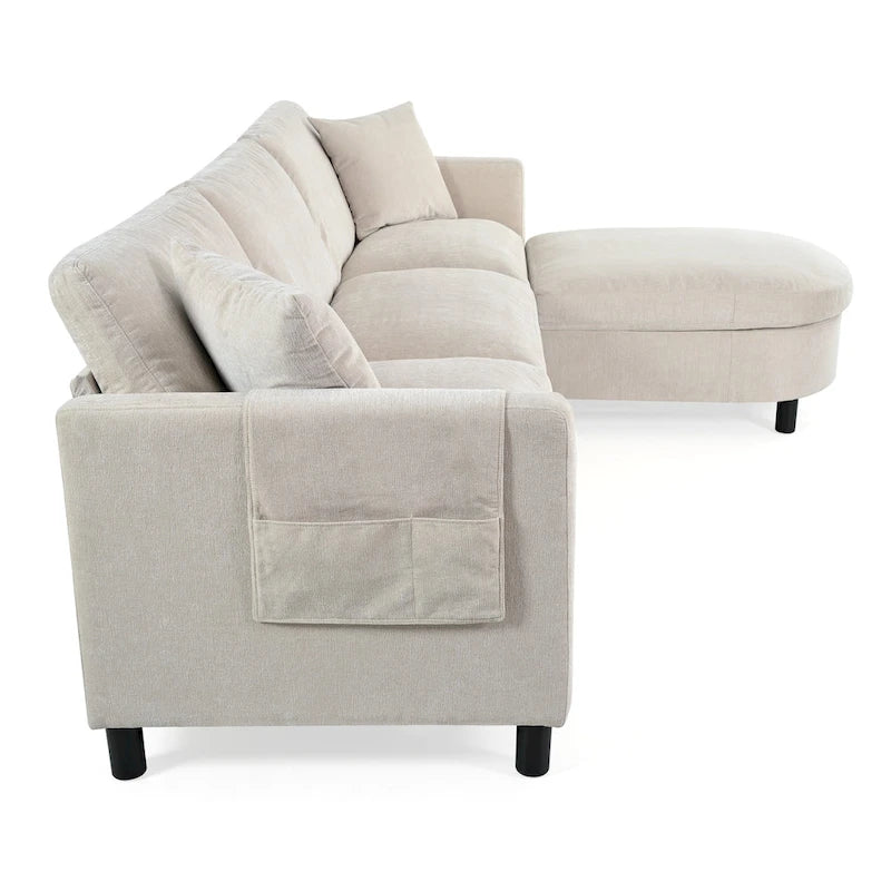 Sofa/Couch mit Holzrahmen und freier Kombinationsmöglichkeit