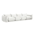 Modernes modulares Ecksofa mit Chenille-Stoffbezug für das Wohnzimmer-Set mit 2 Hockern
