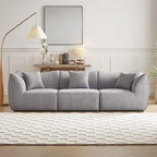 Gemütliches Schlafsofa Konvertierbares Modulares Ecksofa mit tiefen Sitzen 3/4-Sitzer-Sofa