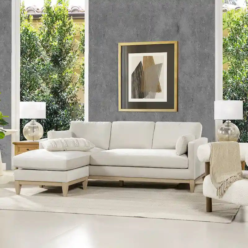 Knox 89 Performance Velvet Wendesofa mit Récamiere