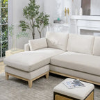 Knox 89 Performance Velvet Wendesofa mit Récamiere