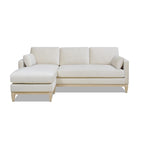 Knox 89 Performance Velvet Wendesofa mit Récamiere