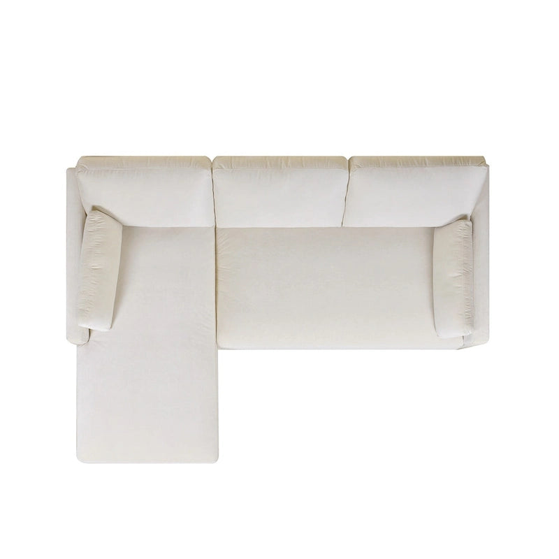 Knox 89 Performance Velvet Wendesofa mit Récamiere