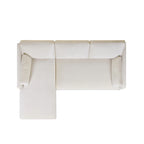 Knox 89 Performance Velvet Wendesofa mit Récamiere
