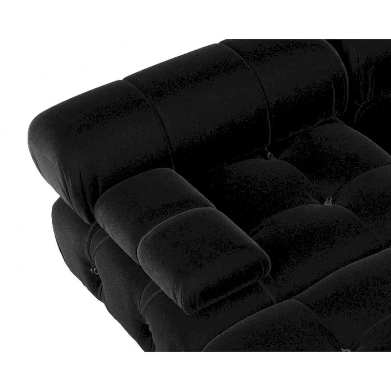 138 Konvertibles Modulares Ecksofa, U-förmiges Minimalistisches Samtsofa