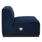 Conjure Channel Tufted Performance Velvet 5-teiliges Sektionalsofa