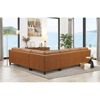Hydeline Bella Ecksofa in genarbtem Leder