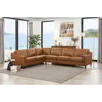 Hydeline Bella Ecksofa in genarbtem Leder