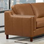 Hydeline Bella Ecksofa in genarbtem Leder