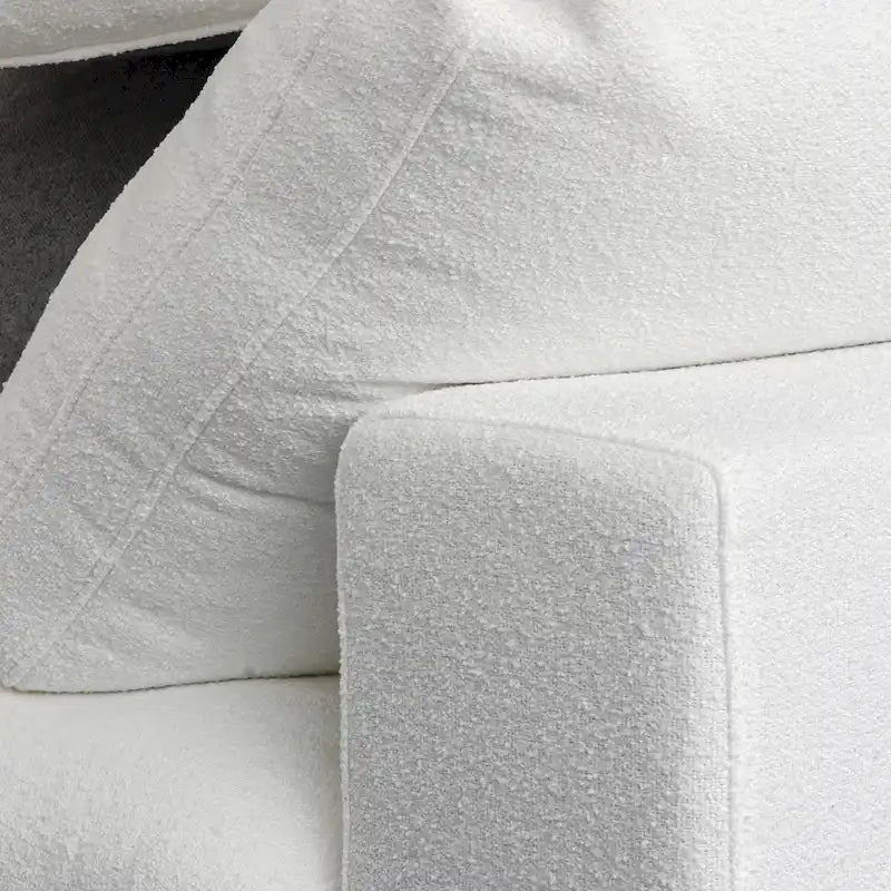 Commix Daunen-Ecksofa mit Ottomane, 5-Sitzer