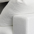 Commix Daunen-Ecksofa mit Ottomane, 5-Sitzer