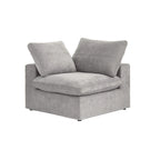 Commix Daunen-Ecksofa mit Ottomane, 5-Sitzer