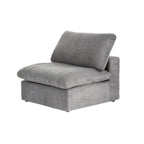 Commix Daunen-Ecksofa mit Ottomane, 5-Sitzer