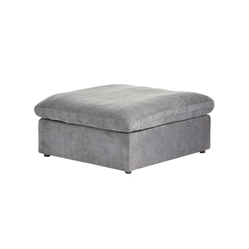 Commix Daunen-Ecksofa mit Ottomane, 5-Sitzer