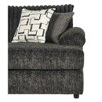 New Classic Furniture Luna Anthrazitgraues Ecksofa mit Recamiere rechts, Hergestellt in den USA
