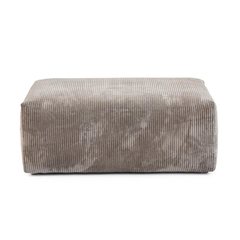 Modernes Sektional-Sofa mit 5 Kissen, luxuriöses modulares Sektional-Sofa mit Chaiselongue und Ottomane