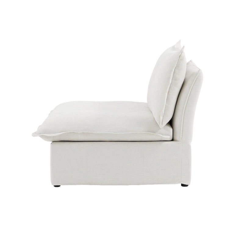 U-förmige Sofas für Wohnzimmer, wandelbares 6-Sitzer-Schnittsofa mit Ottoman