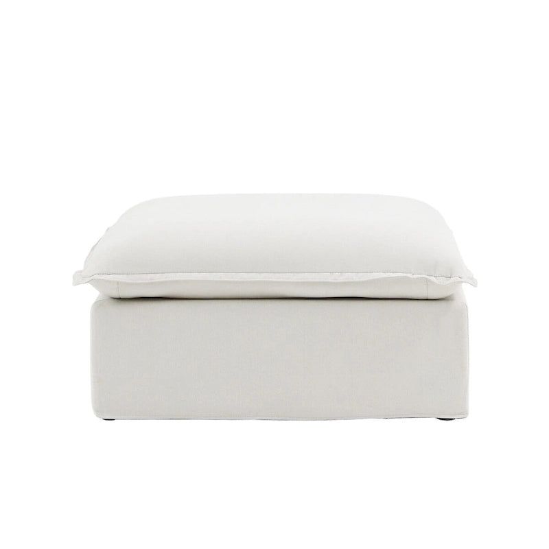 U-förmige Sofas für Wohnzimmer, wandelbares 6-Sitzer-Schnittsofa mit Ottoman