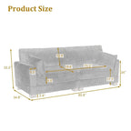 Modulares Sektionalsofa aus Cordstoff für das Wohnzimmer