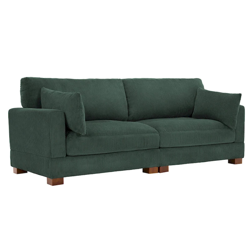 Modulares Sektionalsofa aus Cordstoff für das Wohnzimmer