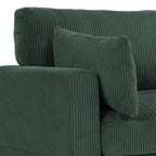 Modulares Sektionalsofa aus Cordstoff für das Wohnzimmer