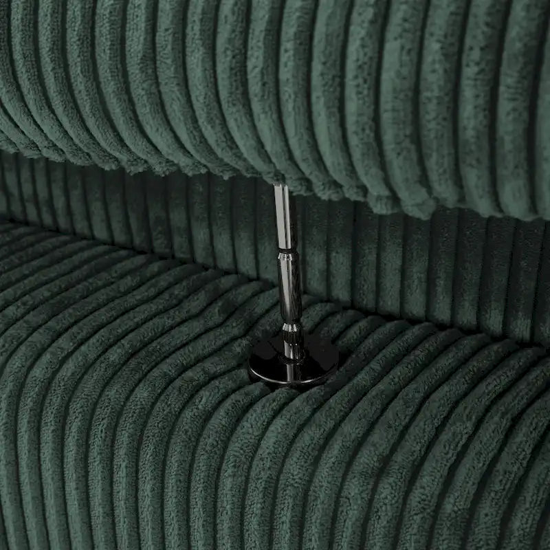 Modulares Sektionalsofa aus Cordstoff für das Wohnzimmer