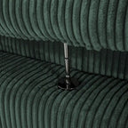 Modulares Sektionalsofa aus Cordstoff für das Wohnzimmer