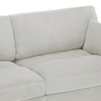 Modulares Sektionalsofa aus Cordstoff für das Wohnzimmer