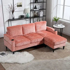 HOMEFUN Aufbewahrungssofa / Gemütliches Ecksofa für das Wohnzimmer