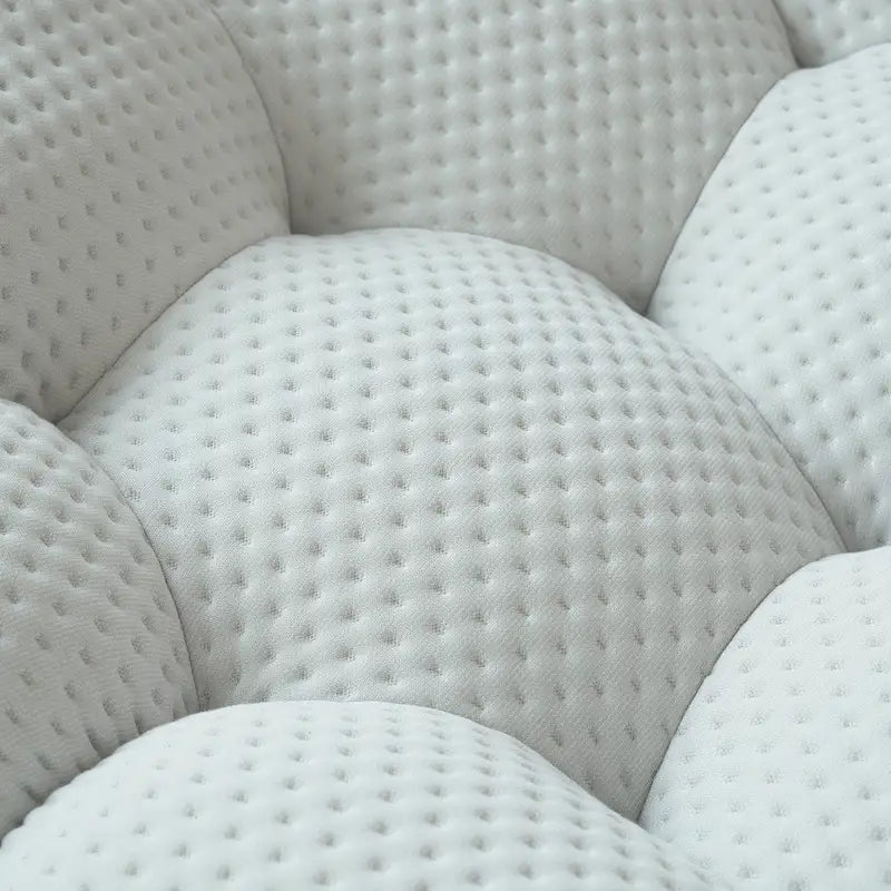 3D Wabenstoff gepolstertes Bubble Sofa Modernes Zweiersofa mit Ottoman