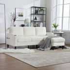 Stauraum-Sofa /Wohnzimmersofa gemütliches Ecksofa für Wohnzimmer Schlafzimmer Apartment