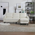 Stauraum-Sofa /Wohnzimmersofa gemütliches Ecksofa für Wohnzimmer Schlafzimmer Apartment