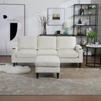 Stauraum-Sofa /Wohnzimmersofa gemütliches Ecksofa für Wohnzimmer Schlafzimmer Apartment