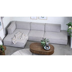 Rye Studio Modulares Chaiselongue-Sofa mit tiefer Sitzfläche, 3-teilig