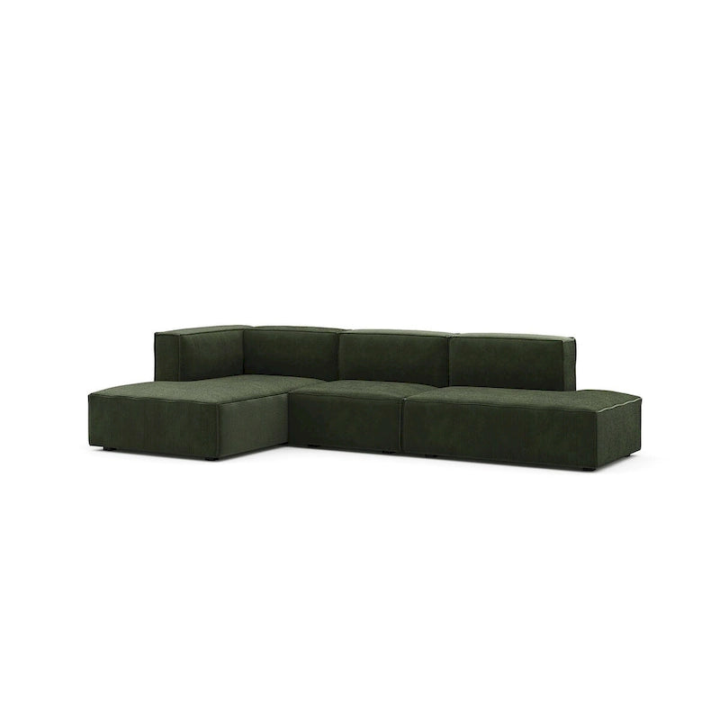 Rye Studio Modulares Chaiselongue-Sofa mit tiefer Sitzfläche, 3-teilig